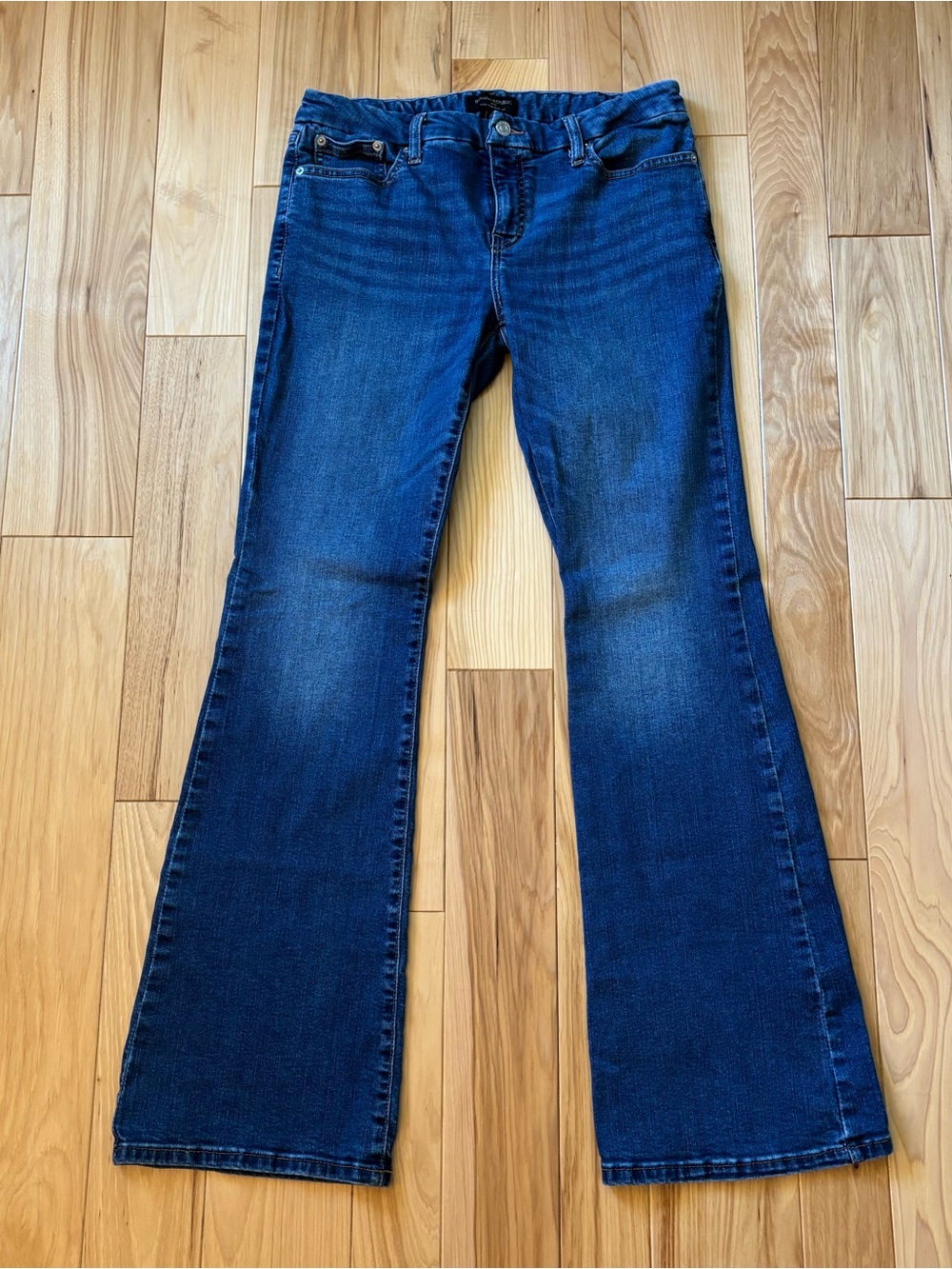 Banana Republic Low Rise Bootcut Medium Wash Jeans